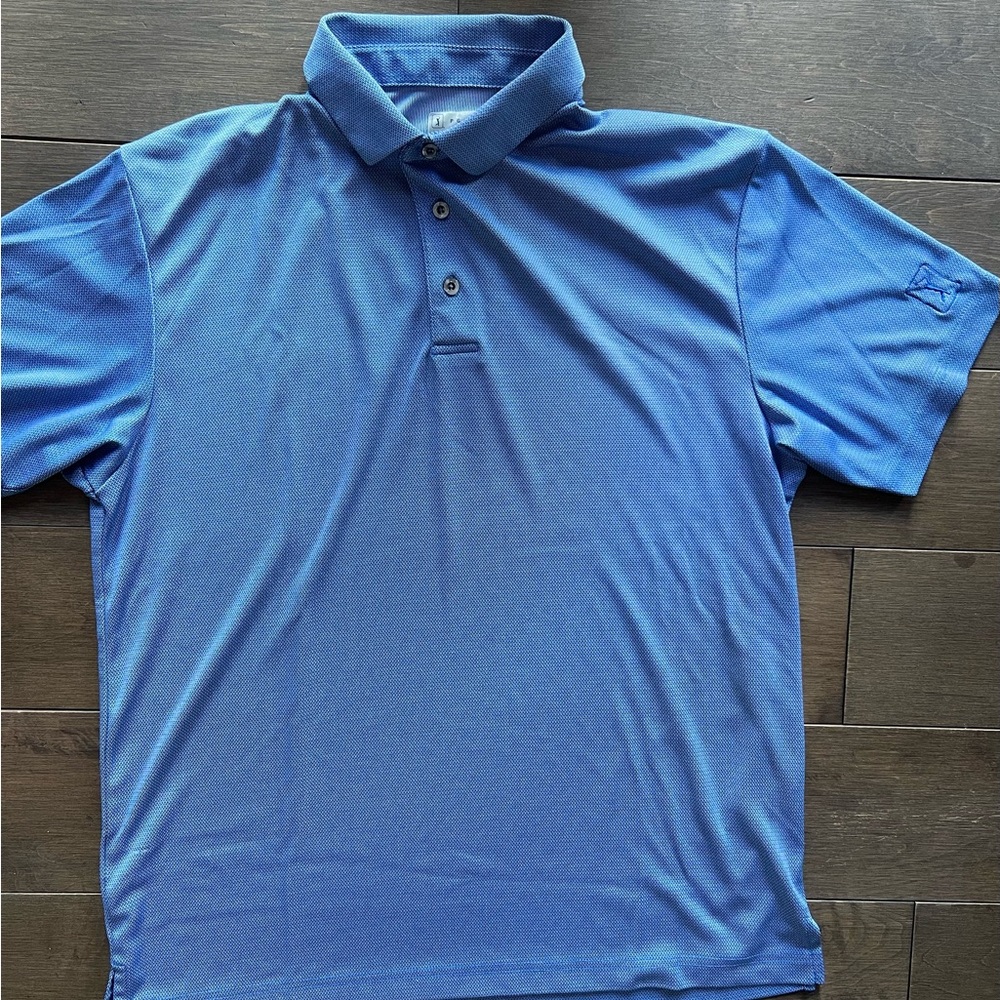 Men's Blue PGA tour Polo Shirt size medium